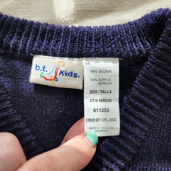 Vintage Knit Cardigan 4t - Picture 3 of 6